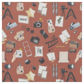 写真映画のパターン ファブリック (クローズアップ)