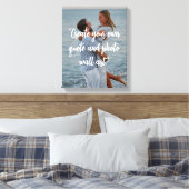 写真時に独自のカスタム引用文を作成 キャンバスプリント (インサイチュ (寝室))