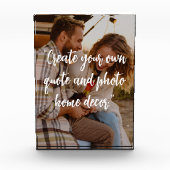 写真時に独自のカスタム引用文を作成 フォトブロック (正面)