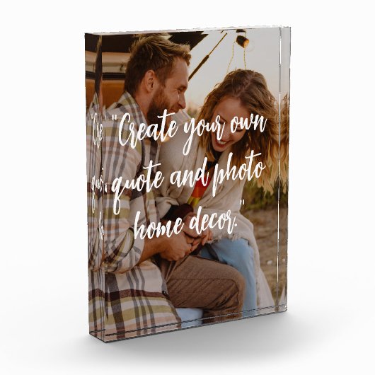 写真時に独自のカスタム引用文を作成 フォトブロック (左)