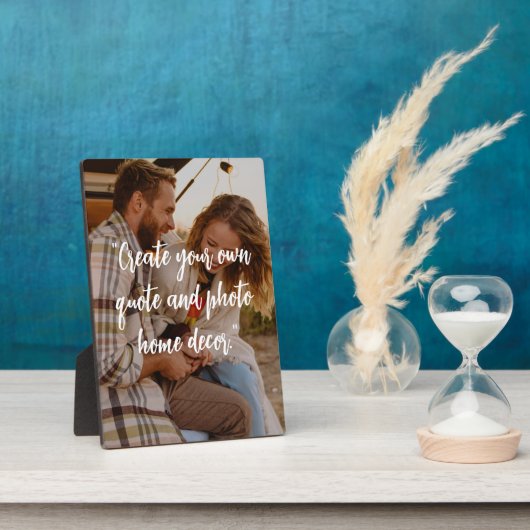 写真時に独自のカスタム引用文を作成 フォトプラーク (側面)