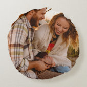 写真時に独自のカスタム引用文を作成 ラウンドクッション (裏面)