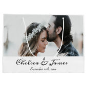 写真書名エレガント記念日 ラージペーパーバッグ (裏面)