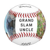 写真最高のおじさん 野球ボール (正面)