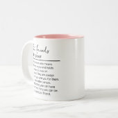 写真最高のと友だちの定義 ツートーンマグカップ (正面左)