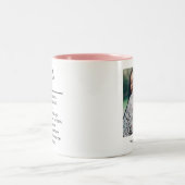 写真最高のと友だちの定義 ツートーンマグカップ (中央)