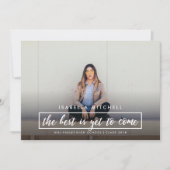 写真最高のの卒業式は来まだ 案内状 (正面)