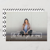 写真最高のの卒業式は来まだ 案内状 (正面/裏面)