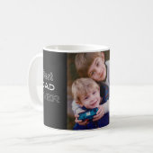 写真最高のパパEver Father's Day,パパへの贈り物 コーヒーマグカップ (正面左)