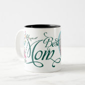 写真最高の付きMomフローラ ツートーンマグカップ (正面左)