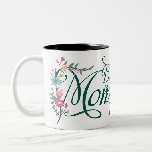 写真最高の付きMomフローラ ツートーンマグカップ (左)