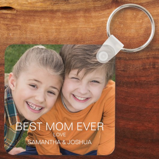 写真最高の母 キーホルダー (裏面)