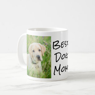 写真最高の犬の母 コーヒーマグカップ