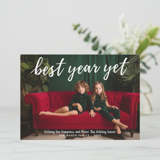 写真最高の – 年未だ書道の白色タイプ シーズンカード (スタンド正面)