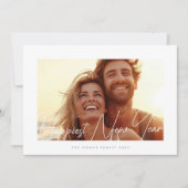 写真最高カスタムの新年 シーズンカード (正面)