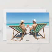 写真最高カスタムの新年 シーズンカード (裏面)