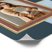 写真枠の写真の表示従業員 ポスター (角)