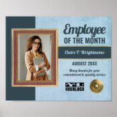 写真枠の写真の表示従業員 ポスター (正面)
