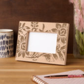 写真枠装飾スタイル及びデザイン レーザー彫刻フレーム (左)