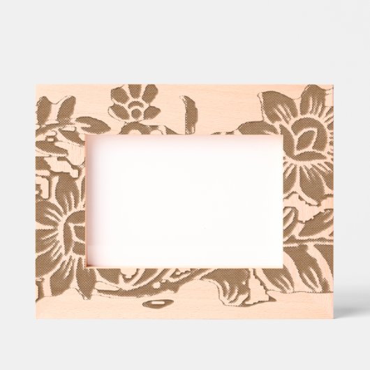 写真枠装飾スタイル及びデザイン レーザー彫刻フレーム (正面)