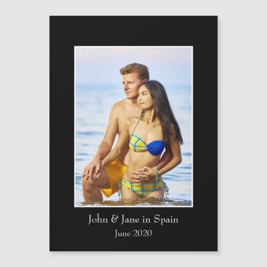 写真枠、カスタム写真-磁気カード (正面)