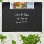 写真枠、写真カスタム-パーソナライズされた キッチンタオル (折り畳み)