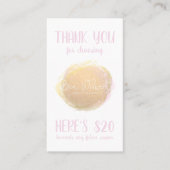 写真業務用クーポンカード 名刺 (正面)