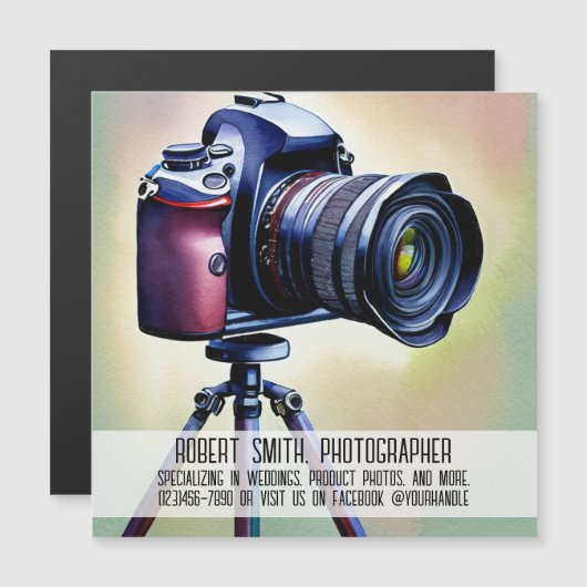 写真業務用磁気カード (正面/裏面)