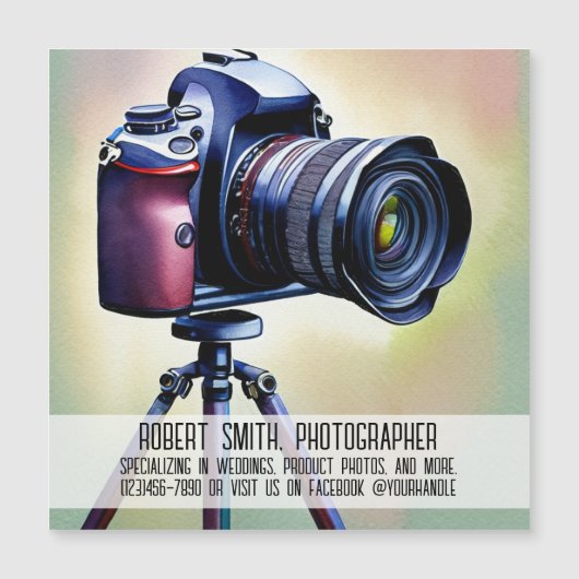 写真業務用磁気カード (正面)