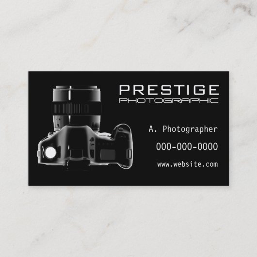 写真業 名刺 (正面)