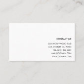 写真機材の写モダン真者 名刺 (裏面)