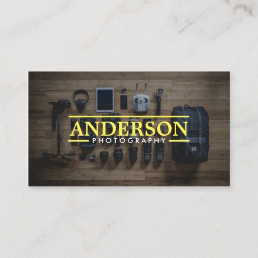 写真機材の写モダン真者 名刺 (正面)