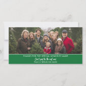 写真水平またはパノラマファミリ懇親会 シーズンカード (正面)