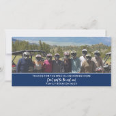 写真水平またはパノラマファミリ懇親会 シーズンカード (正面)