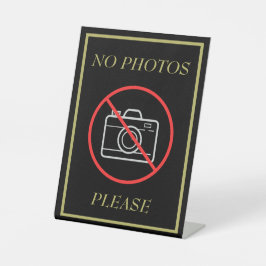 写真無し写真家ブース 台座サイン