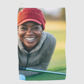 写真特注ギフトゴルファー ゴルフタオル (正面)
