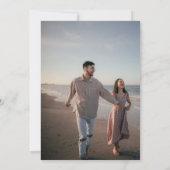 写真狩りIスパイ結婚のゲームは愛のQRをキャプチャ 招待状 (裏面)