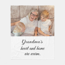 写真独身のミニマリストエレガントブラックスクリプト フリースブランケット