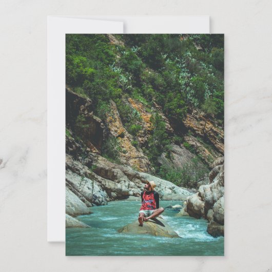 写真独身の前面 |トラベルメモリーズ写真コラージュ シーズンカード (正面)