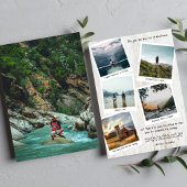 写真独身の前面 |トラベルメモリーズ写真コラージュ シーズンカード