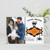 写真独身の新しい住所ハロウィーン引っ越しました 案内状 (スタンド正面)