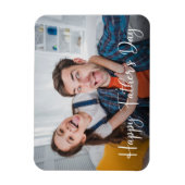 写真独身のHappy Father's Day マグネット (縦)