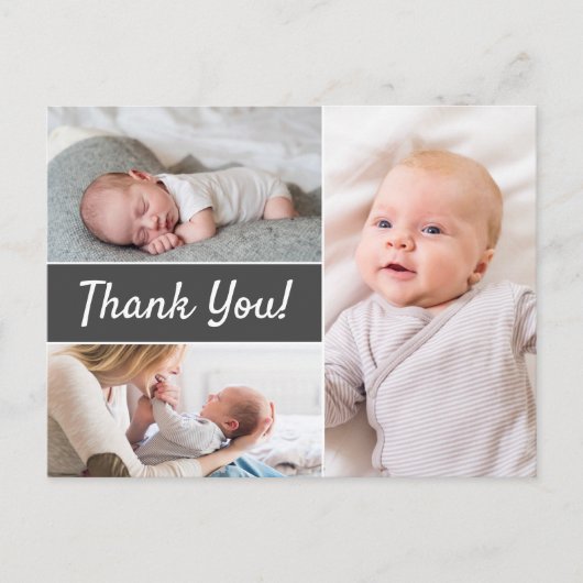写真生まれたばかりのグモダンレイカスタムありがとう ポストカード (正面)