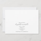 写真生まれたばかりのコラージュの誕生のお知らせ (裏面)