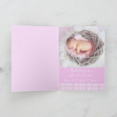 写真生まれたばかりのmomentoカード – lillac check カード (内部)