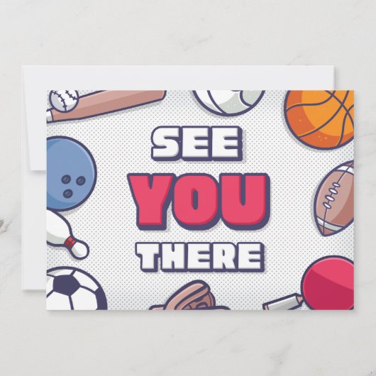 写真生まれ付き2ボール招待状 招待状 (裏面)