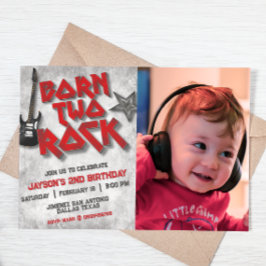 写真生まれ横2つの岩 招待状