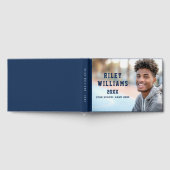 写真生大学院卒業ダークブルー ゲストブック (全面)