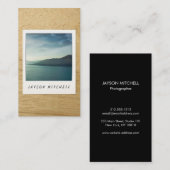 写真用のカスタマイズ可能なインスタントフォトカード 名刺 (正面/裏面)