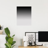 写真用のブラックからグレーのポスター卒業 ポスター (ホームオフィス)